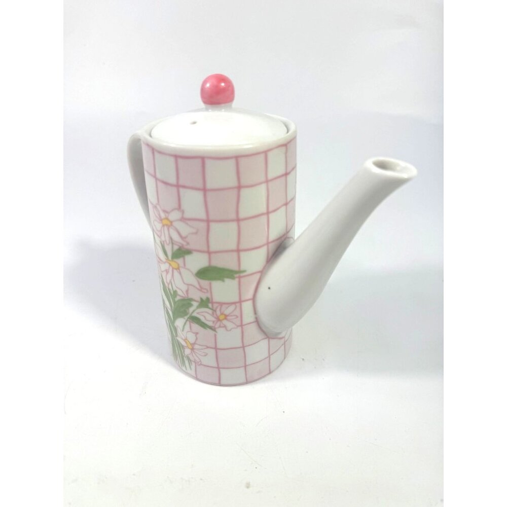Mini Tea Pot Franci Villa Vanilla Daisies Taste Setter Vintage Palm Beach Regenc - Picture 5 of 13